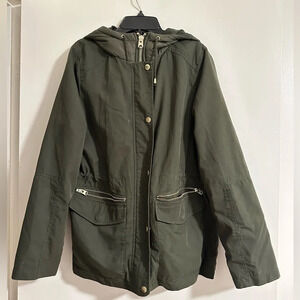 TopShop Army Green Jacket Size 8